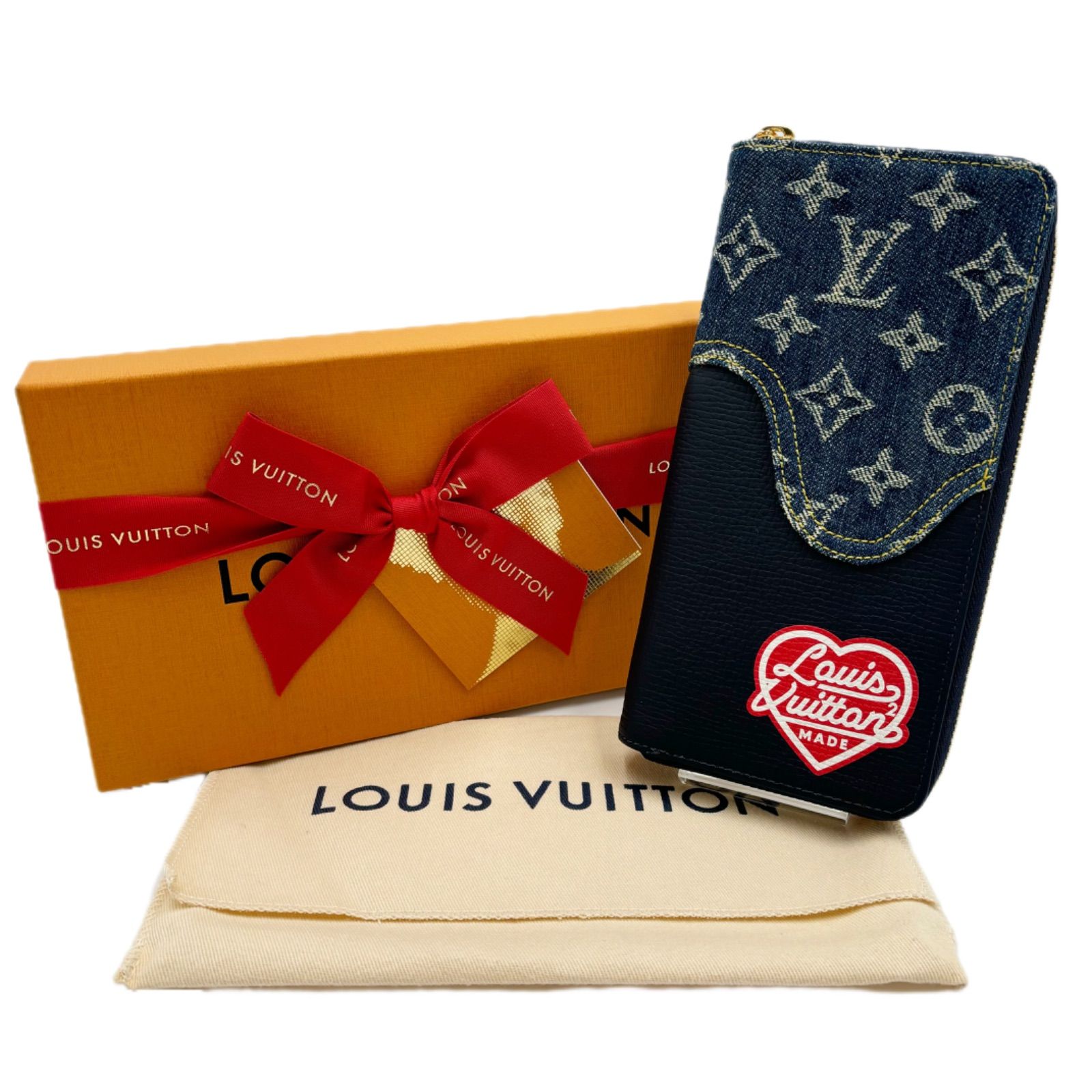 🔵LOUIS VUITTON🔵 ✨NIGOコラボ✨ ジッピーウォレットヴェルティカル 長財布 - メルカリ