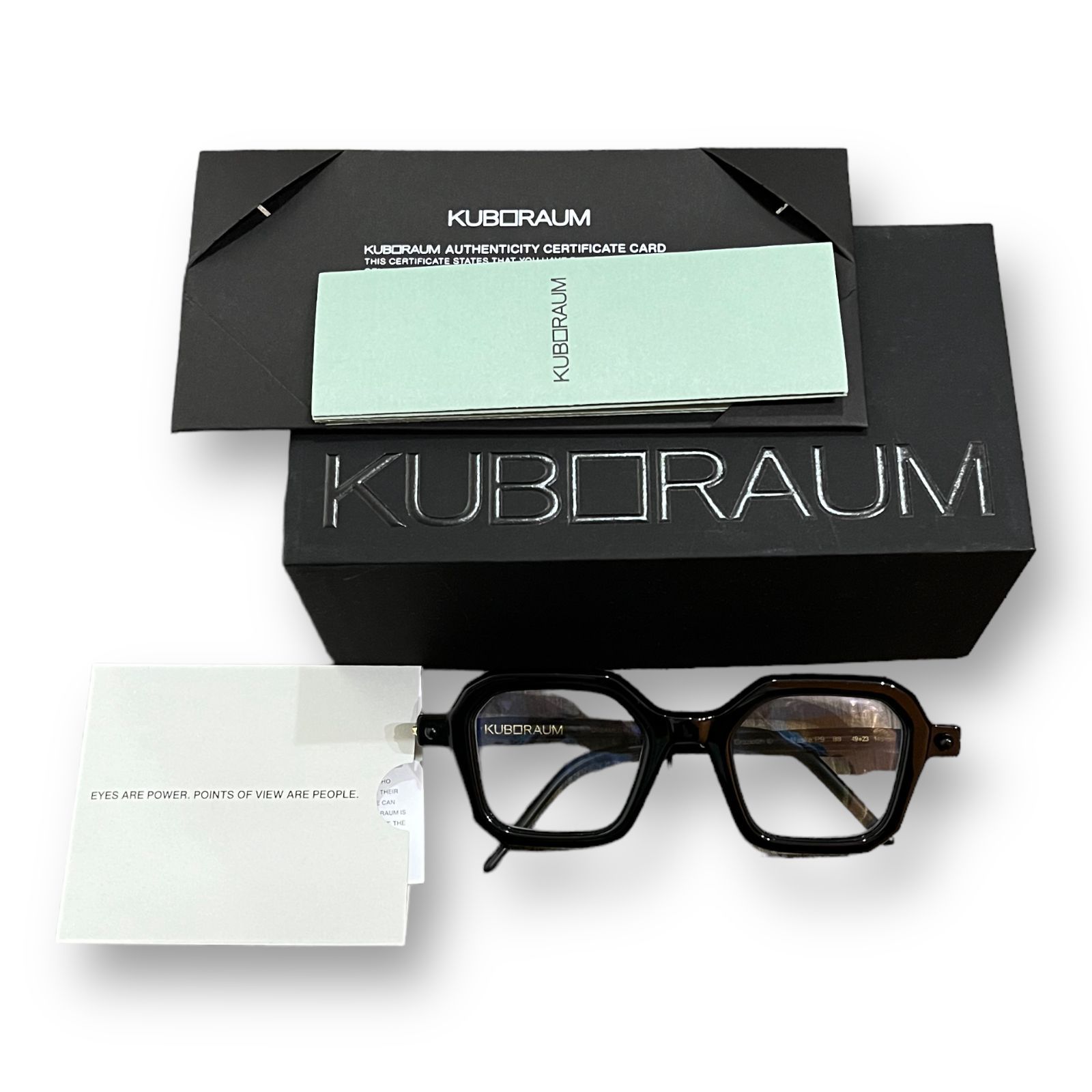 定価61600円 KUBORAUM Mask P9 メガネ 眼鏡 サングラス クボラム