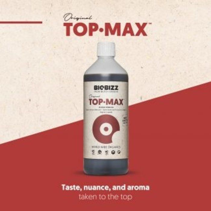 バイオビズ BioBizz TOP-MAX 1L 開花と果実の生産に必要な成分を含む