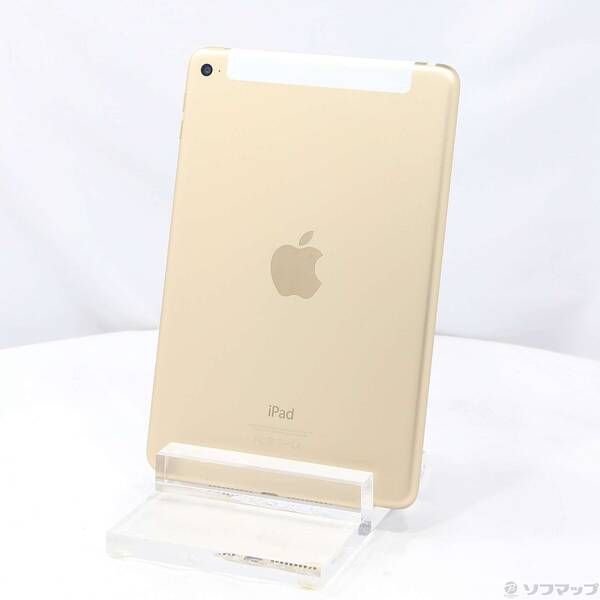 タブレット 〔品〕 iPad mini 4 128GB ゴールド MK782J／A docomo
