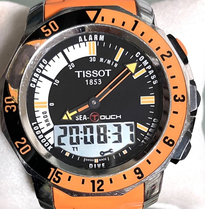 ☆稼動品☆TISSOT ティソ/SEA TOUCH シータッチ☆ダイバーズウォッチ 