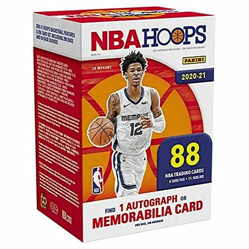 NBA Hoops 2020-21 Blaster Box 88 NBA トレーディングカード(5枚)。 