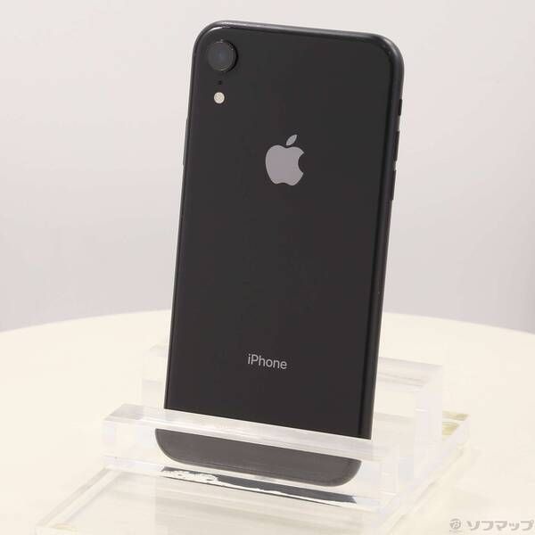 iphoneXR ブラック　本体のみ 中古品〕 iPhoneXR 128GB ブラック NT0G2J／A SIMフリー【349】