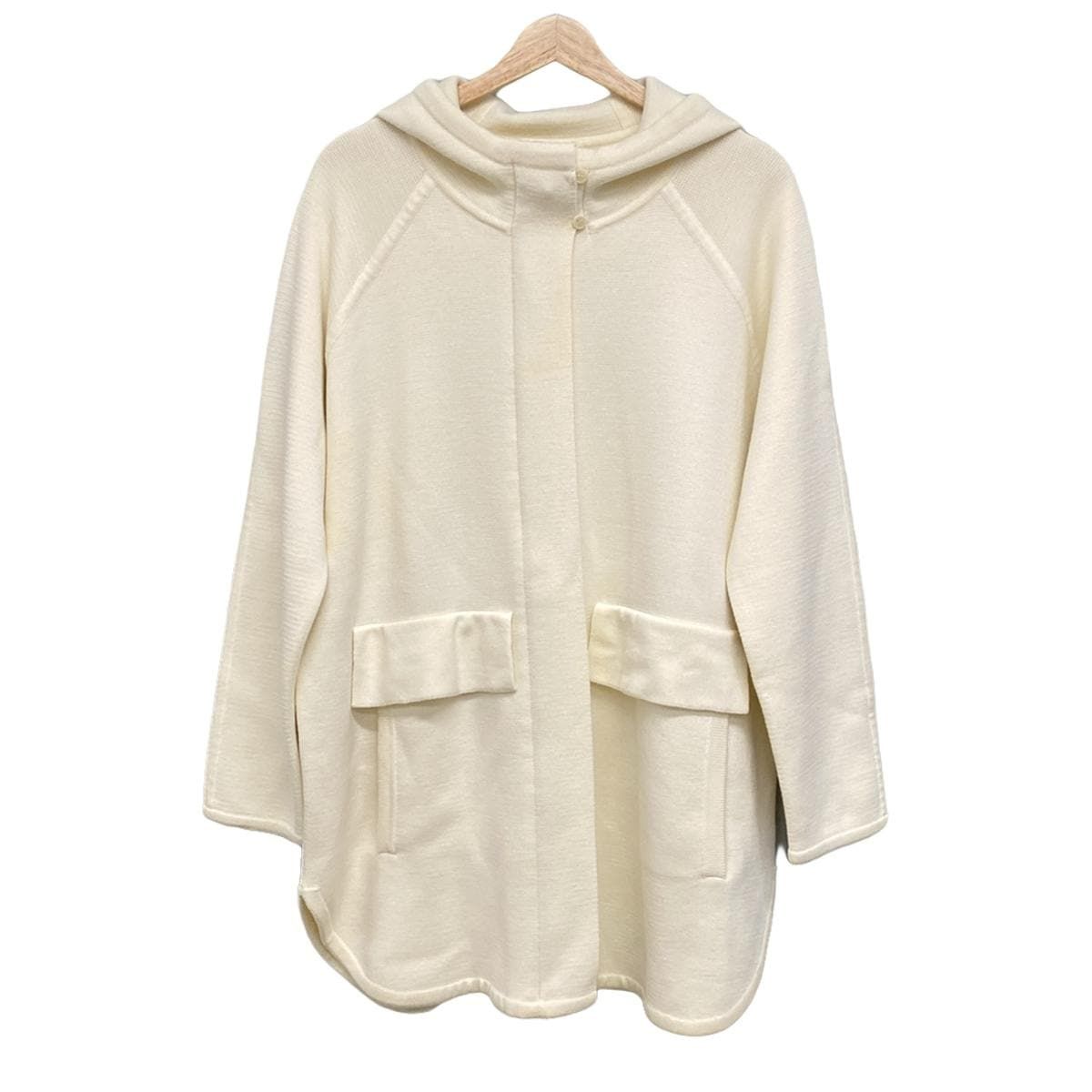 Max Mara マックスマーラ コート サイズI J RU 40 レディース - 13410221 アイボリー 長袖|ニット|春|秋