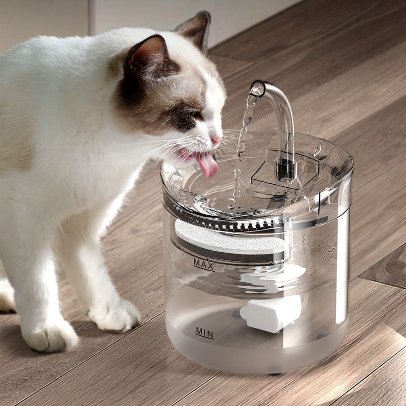 ペット給水器 自動給水器 ペット自動給水器 犬猫水飲み器 1.8L大容量 循環式給水器 活性炭フィルター 超静音 大容量 水洗い 組立簡単 お留守番対応