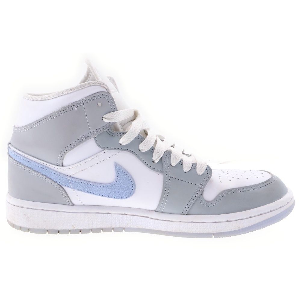 NIKE (ナイキ) WMNS AIR JORDAN 1 MID WOLF GREY BQ6472-105 NIKE (ナイキ) WMNS AIR JORDAN 1 MID WOLF GREY BQ6472-105