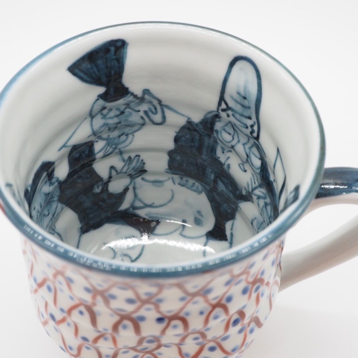 京都平安清水焼　村田幸之介作　ぐい呑 京焼・清水焼 村田幸之介(六齋窯) 七福神あみ湯呑 – SEIKADO
