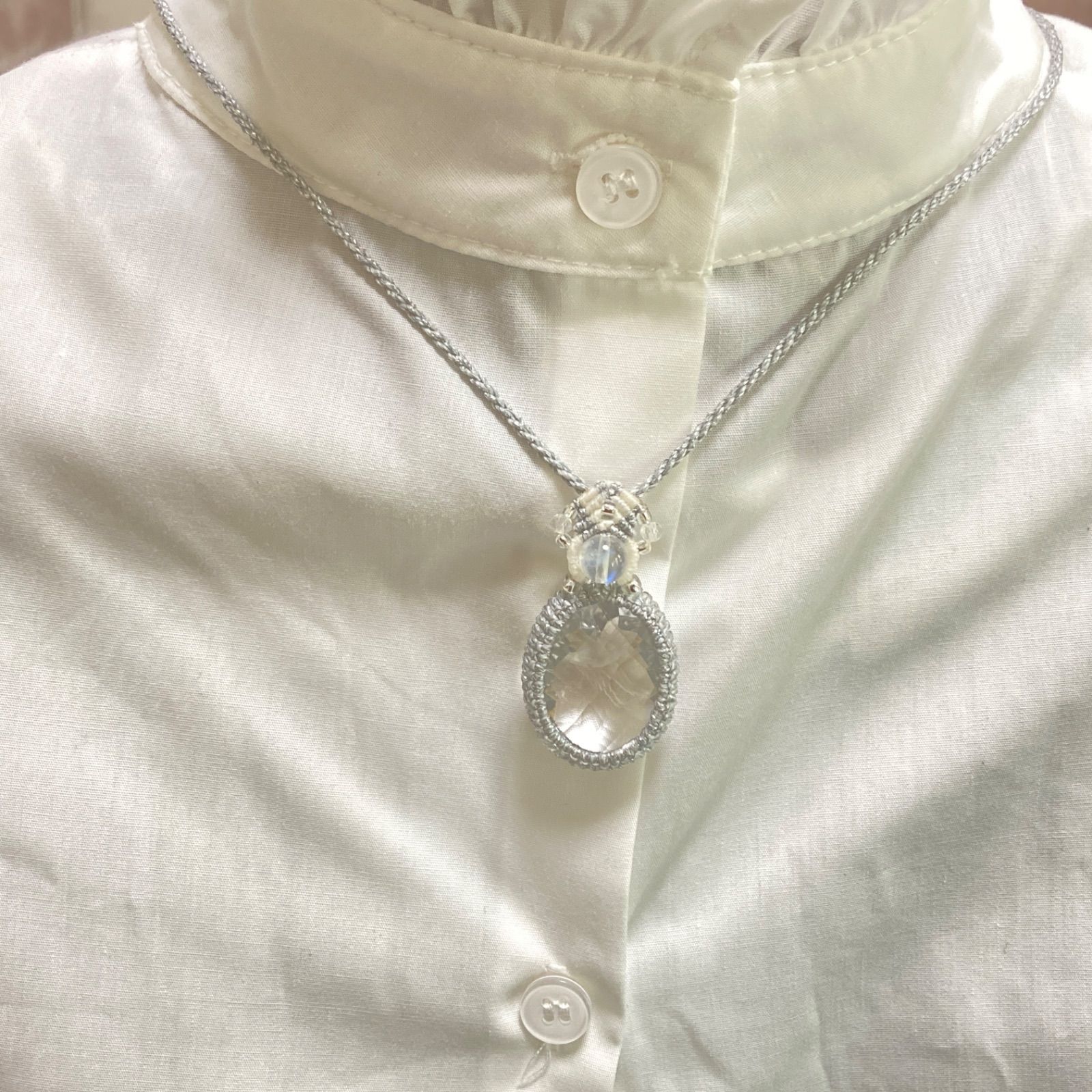 ファセットカット入り水晶 クリスタルクォーツ