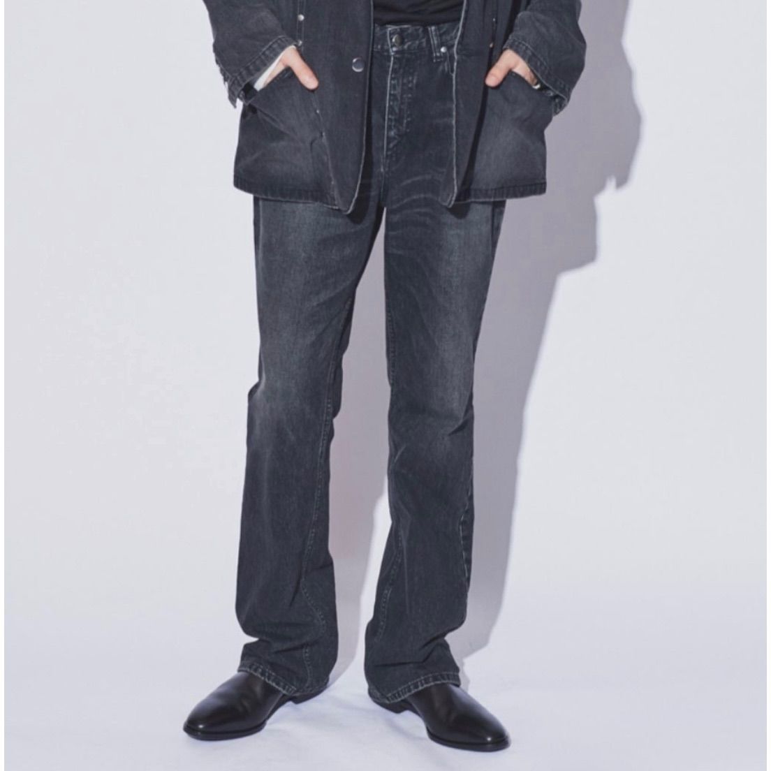 LITTLEBIG リトルビッグ Slim Denim (Black) 46 M - メルカリ