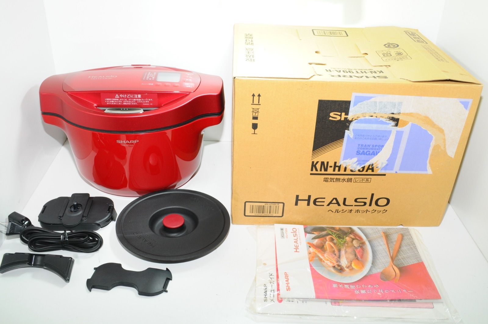 新品　SHARP HEALSlo KN-HT99A-R 電気圧力鍋 新品 SHARP HEALSlo KN-HT99A-R 電気圧力鍋 KN-HT99A-R 水なし自動調理