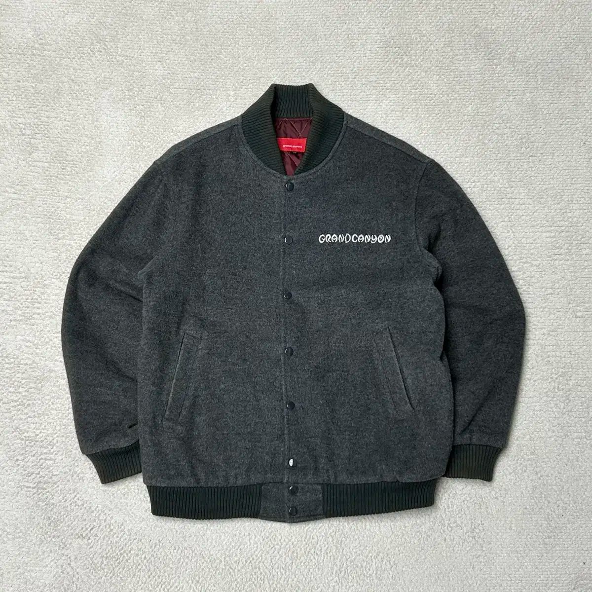 GDC グランドキャニオン グレー ウール 刺繡 スタジャン GDC grand