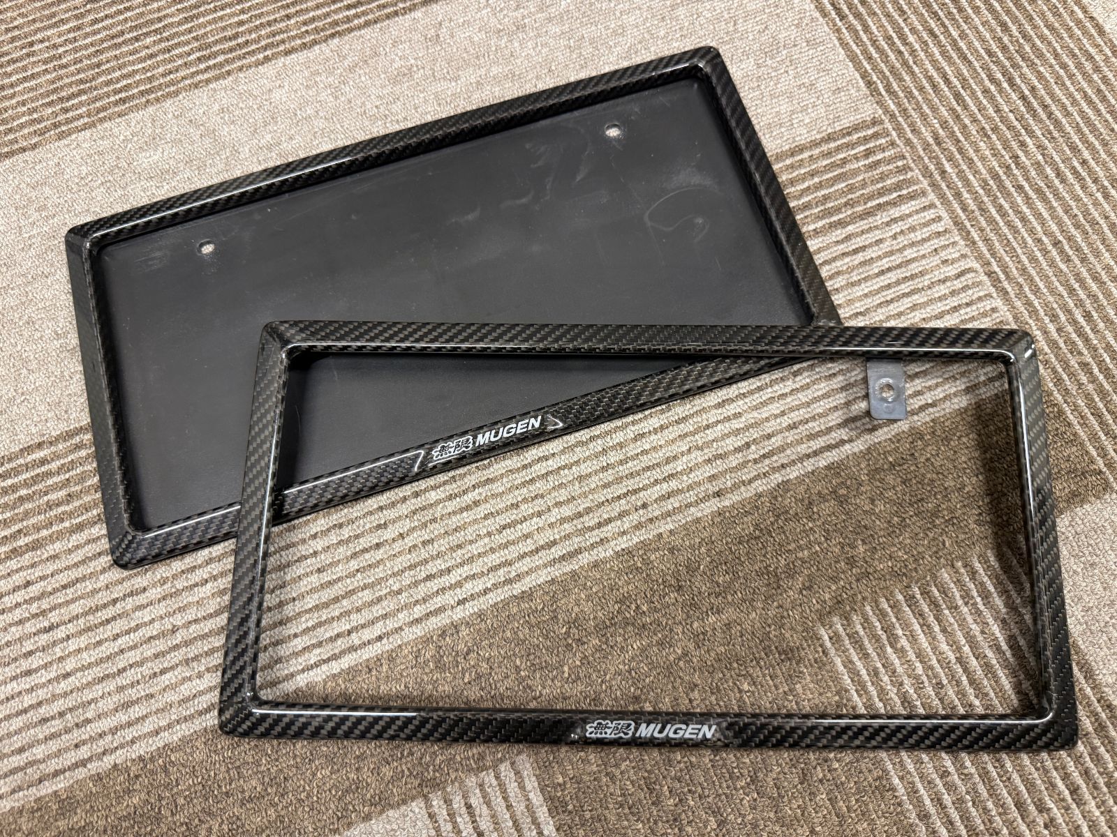 ZS MUGEN カーボンナンバーフレーム 2個セット