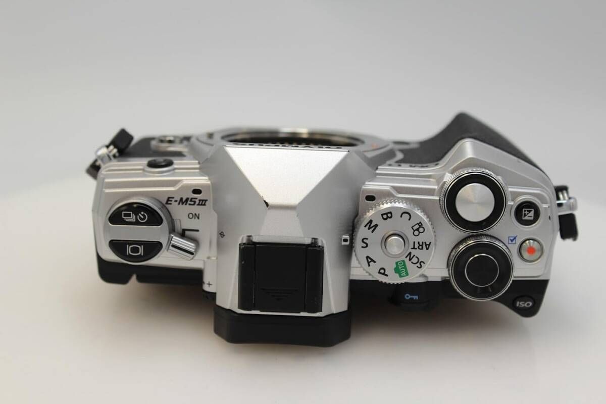 OLYMPUS ミラーレス一眼 OM-D E-M5 ボディ シルバー 1605万画素 防塵 防滴