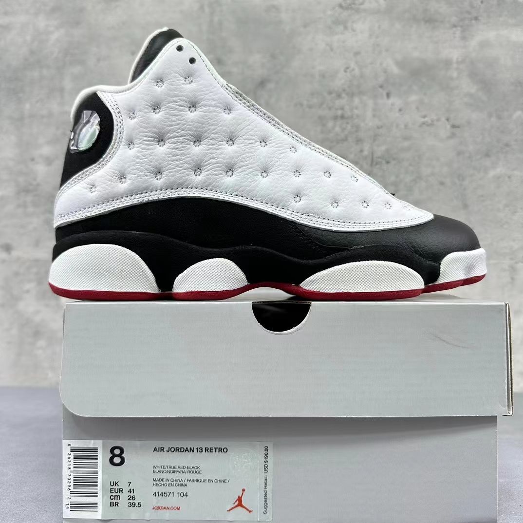 Air Jordan 13 He Got Game White Black-True Red 414571-104 - メルカリ