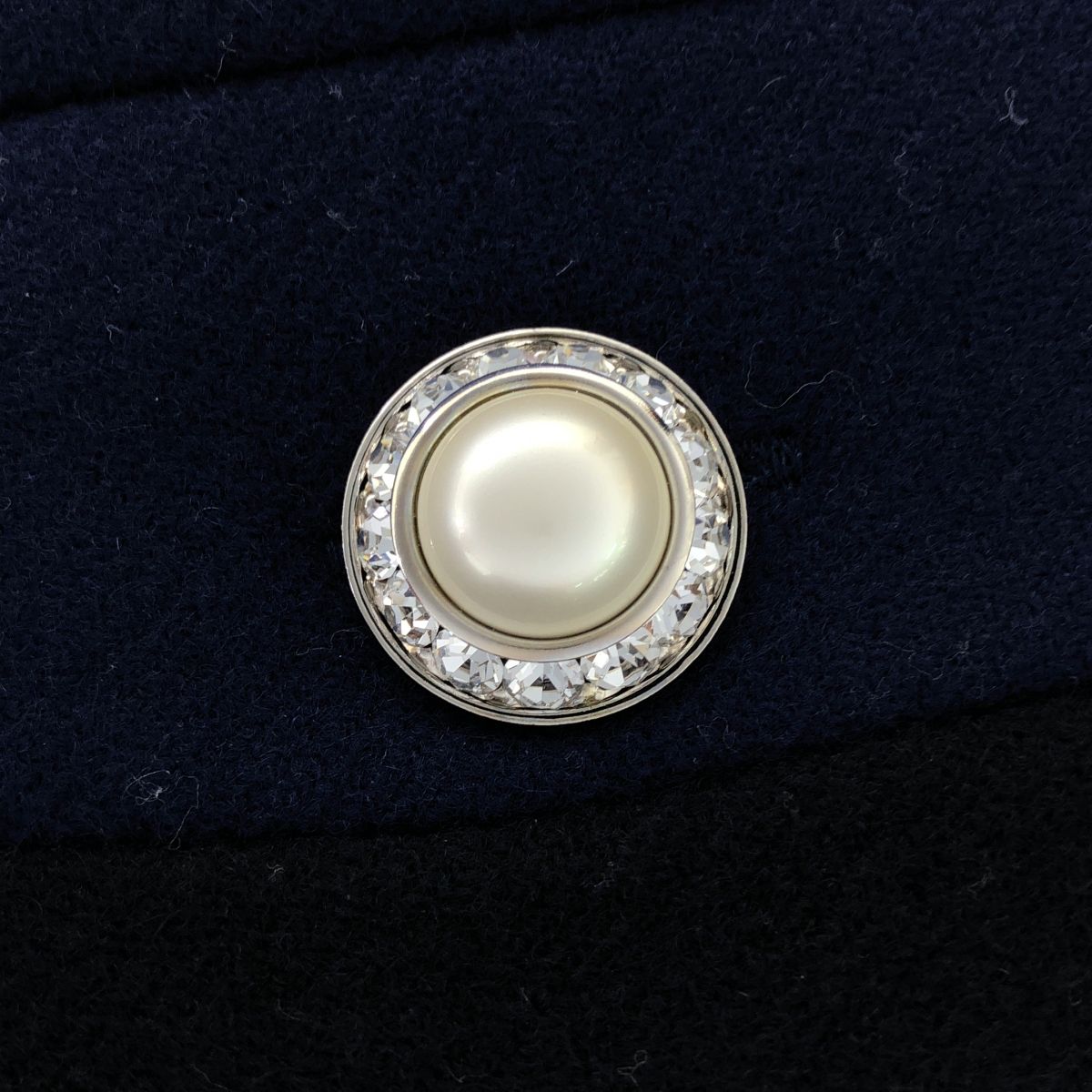 miu miu / ミュウミュウ | パールボタン ウール スカート | 38  