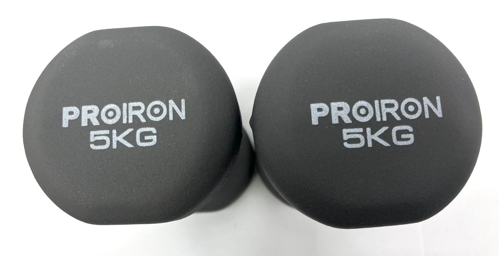 PROIRON ダンベル 5kg×2個 PRKNED05K グレー 0120231114100918