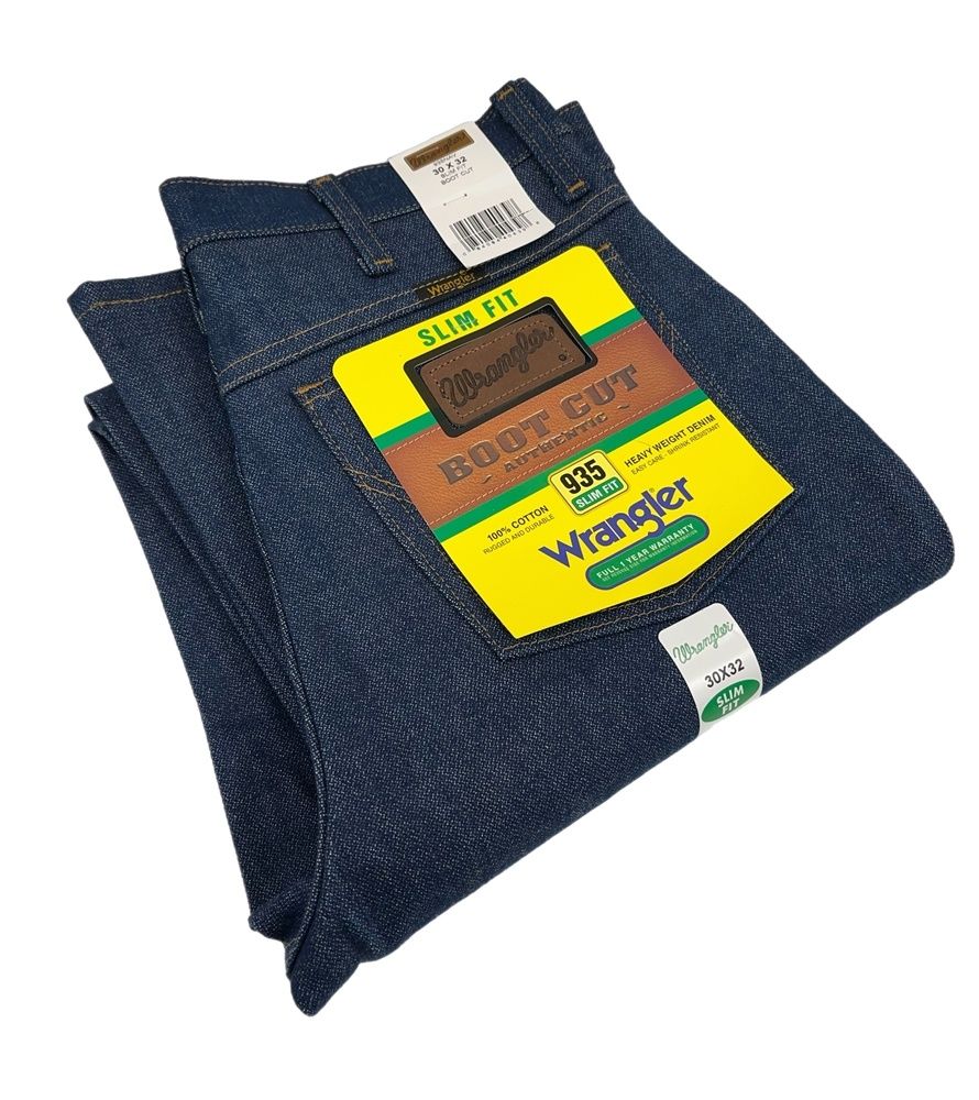 ラングラー Wrangler DEAD STOCK カウボーイ ブーツカット デニムパンツ インディゴ 青 30×32 935NAV デニム ブルー 30 101MB-763