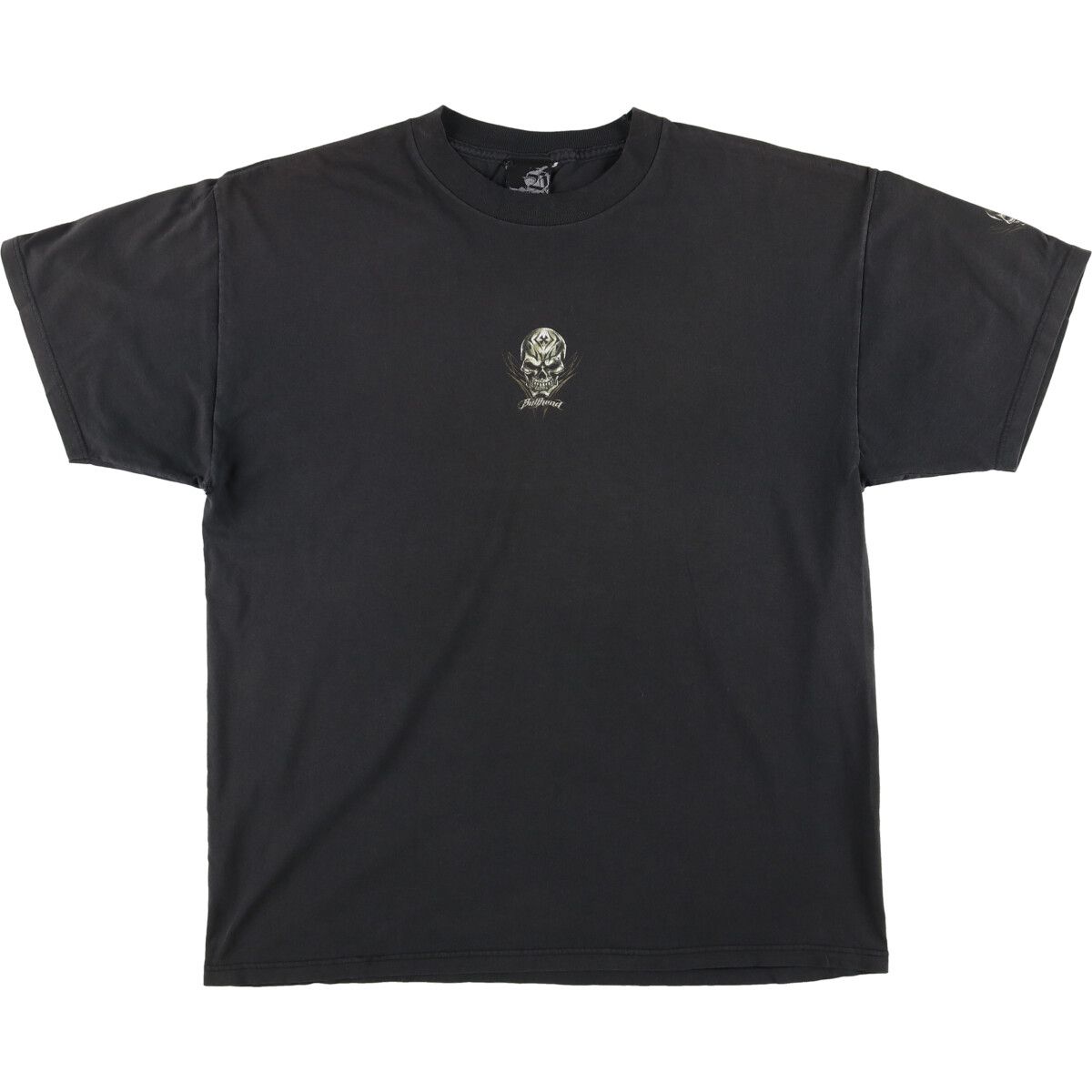 古着 BULLHEOS ドクロ柄 スカル柄 バックプリント プリントTシャツ メンズXL/eaa431175