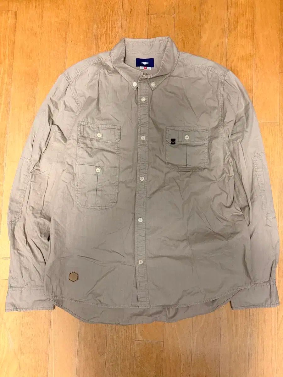 FUBU フブ プーさん FUBU フブ マルチポケット ワークシャツ ジャケット XXL