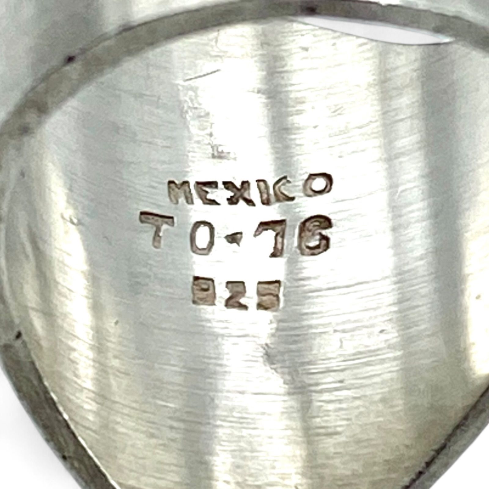 Mexico 925 リング vintage メキシカンジュエリー 神秘的な彫刻】メキシカンジュエリー Silver 925 刻印 00s