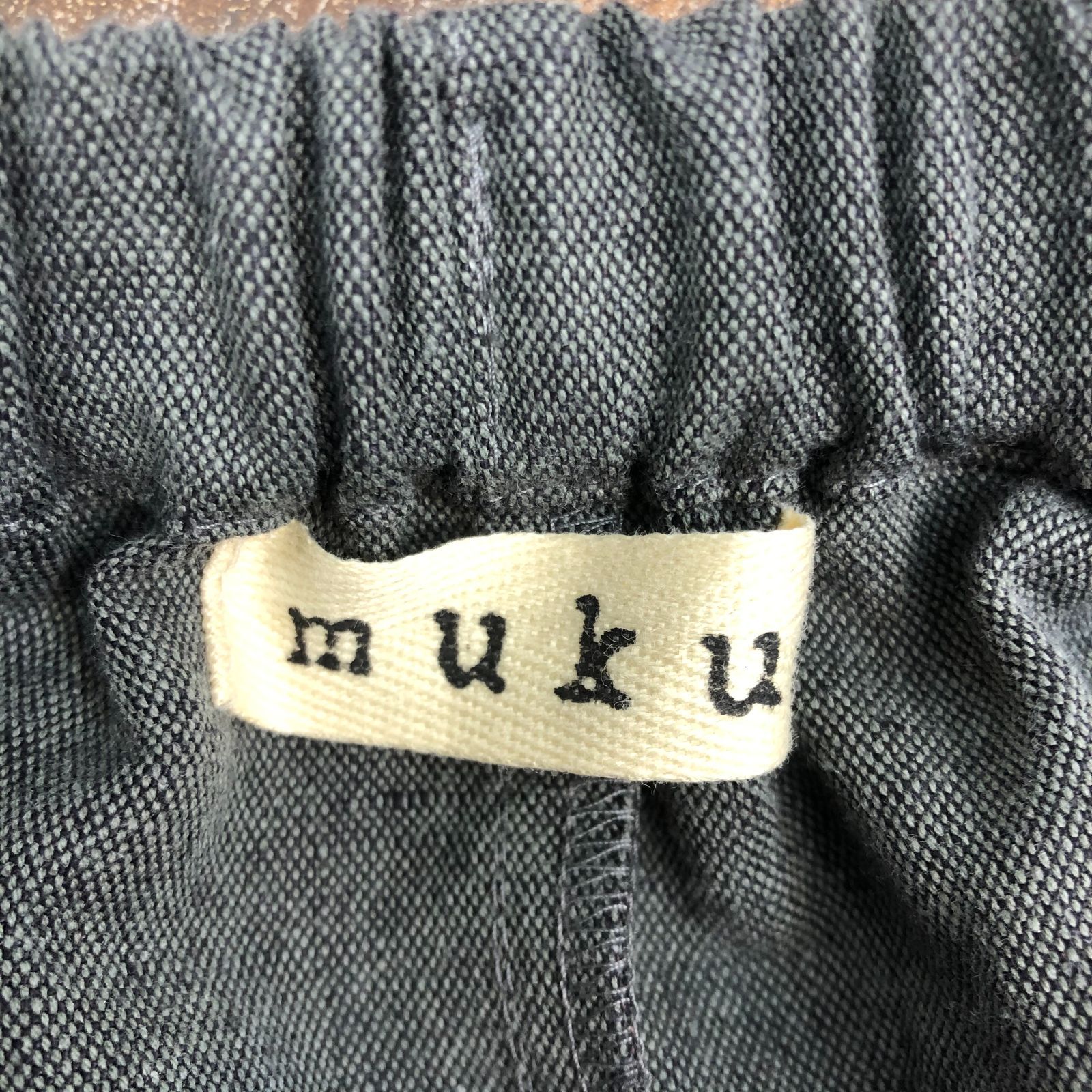 最終価格 muku ムク リネンパンツ Free グレー リネン100％ リトアニア