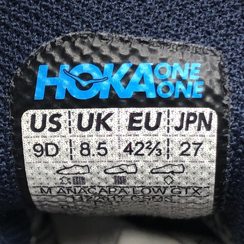 中古】HOKA ONEONE ANACAPA LOW GTX スニーカー 27cm 11220170SMS  
