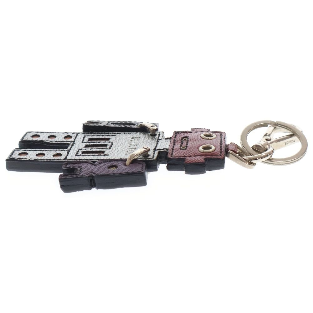PRADA プラダ ロボットチャーム 2AR240 キーホルダー PRADA プラダ ロボット チャーム キーホルダー 2AR240 シルバー