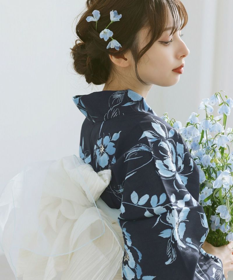 なごみ Dita 浴衣 浮世の月うつつ 楽天市場】浴衣 レディース 5点セット （ゆかた・しわ兵児帯