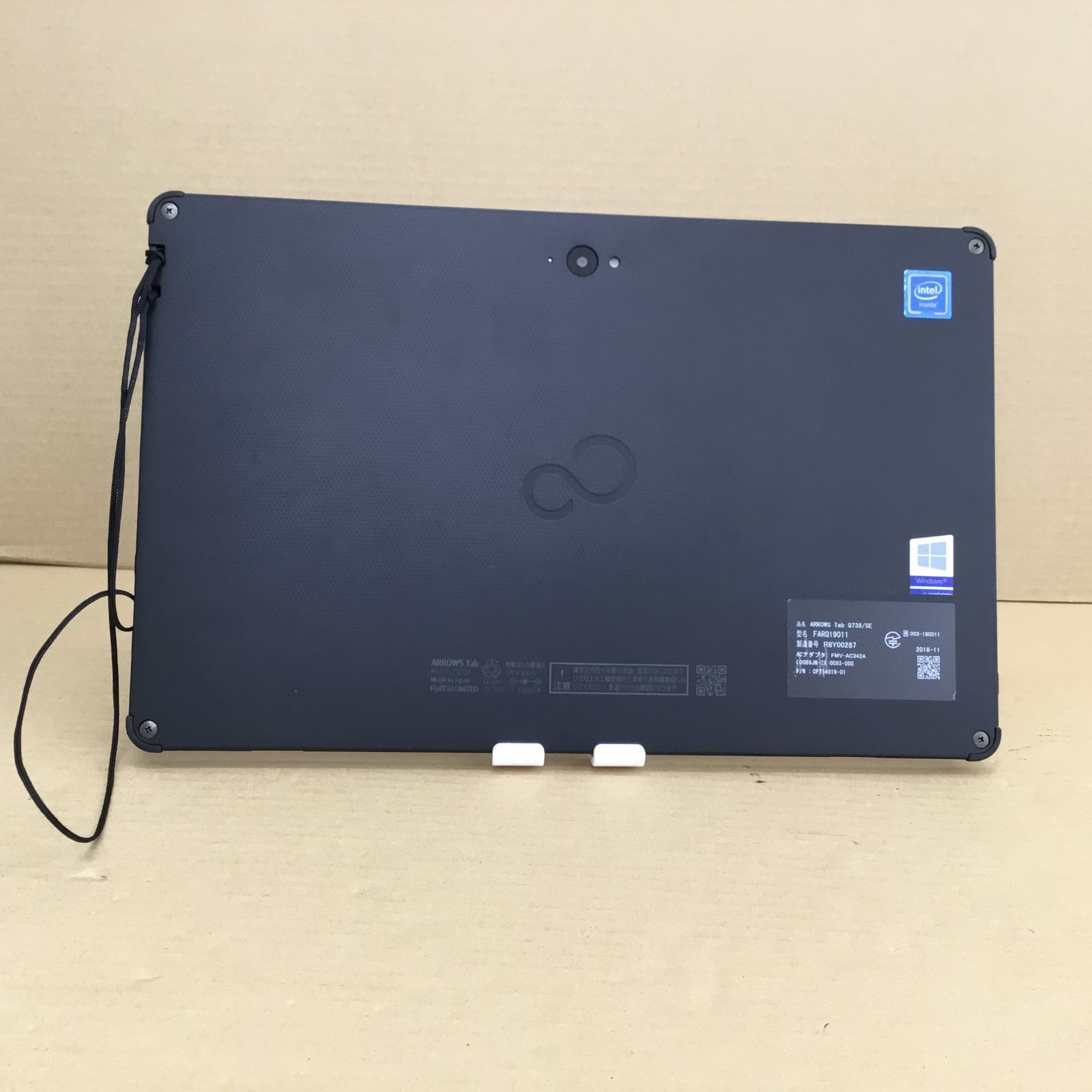 富士通 タブレット ARROWS Tab Q738/SE C(3965U)-2.2GHZ 4GB 128GB 