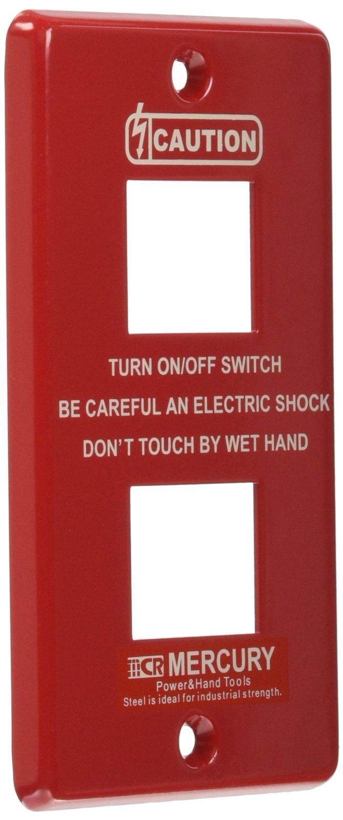 キーストーン デザイン小物 レッド マーキュリー スイッチプレート 2ヶ口