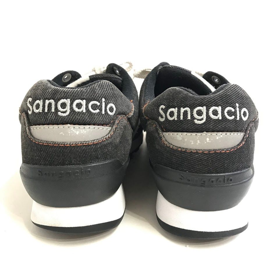 via SANGACIO にゅ～ず『MOON GRAY』新製品 サンガッチョ　23.5cm グレー スニーカー　23.5センチ