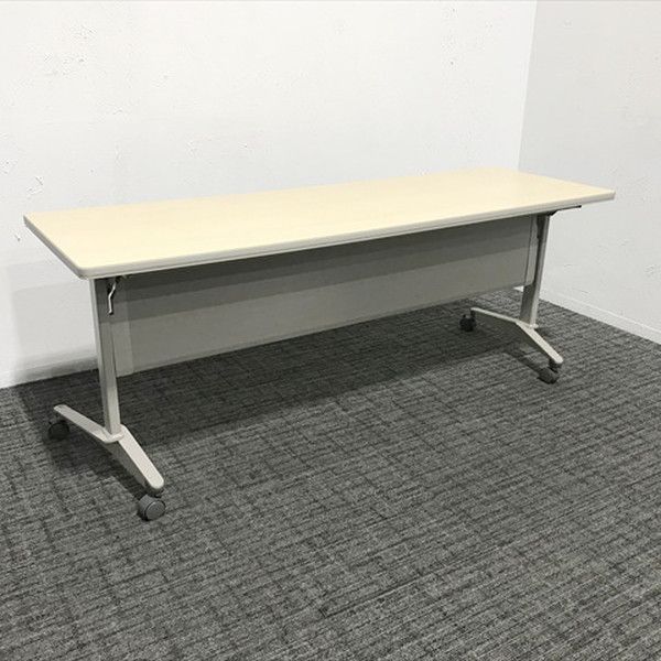 会議テーブル フラップ式 KT-600 幕板付 コクヨ ライトナチュラル