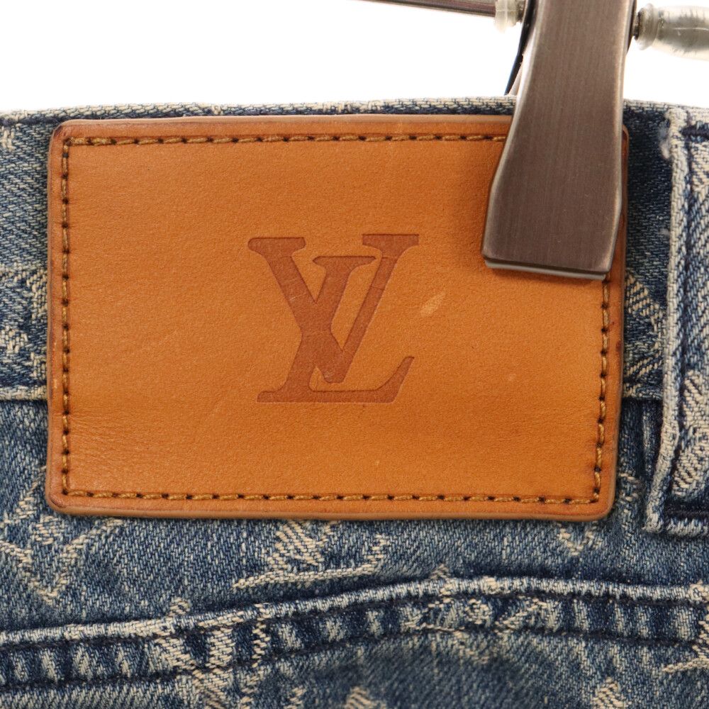 Louis Vuitton Navy Monogram Watercolor Jeans – Savonches