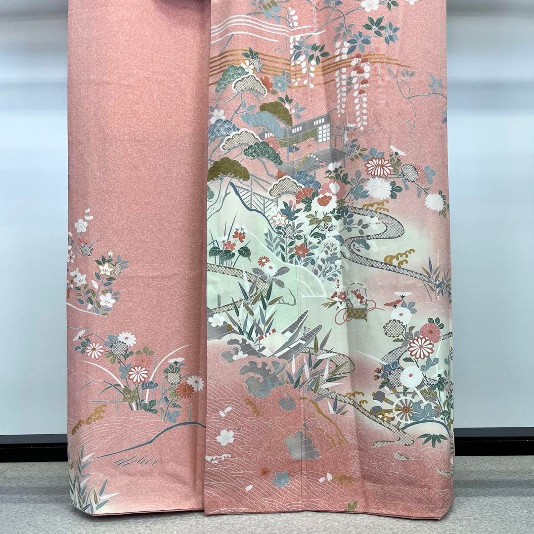 振袖 美しい桜柄 グラデーション ガード加工 K-1371
