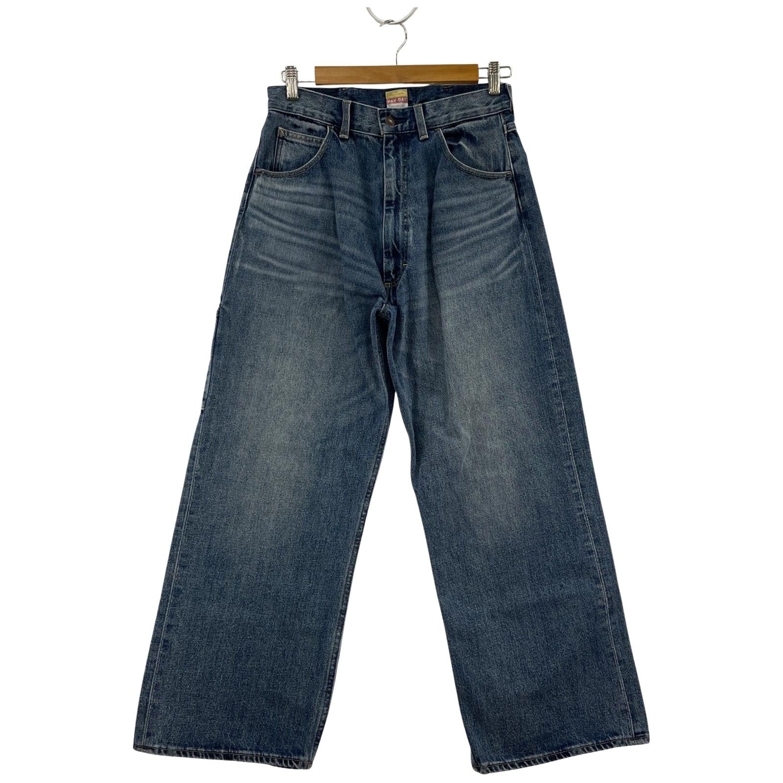 PAYDAY ペイデイ ワイドデニムパンツ size38/ブルー系 - メルカリ