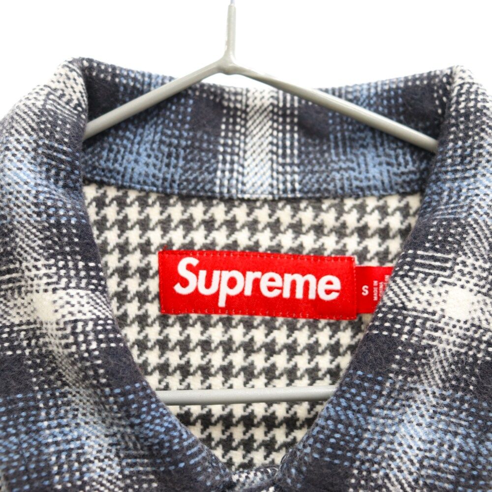 SUPREME (シュプリーム) 23AW Houndstooth Plaid Flannel Shirt