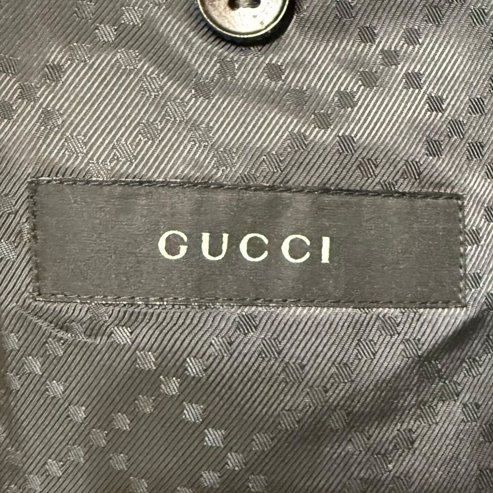 【虎】　　GUCCI テーラードジャケット グレー ピンバッジ 36 楽天市場】GUCCI グッチ 486390 テーラードジャケット