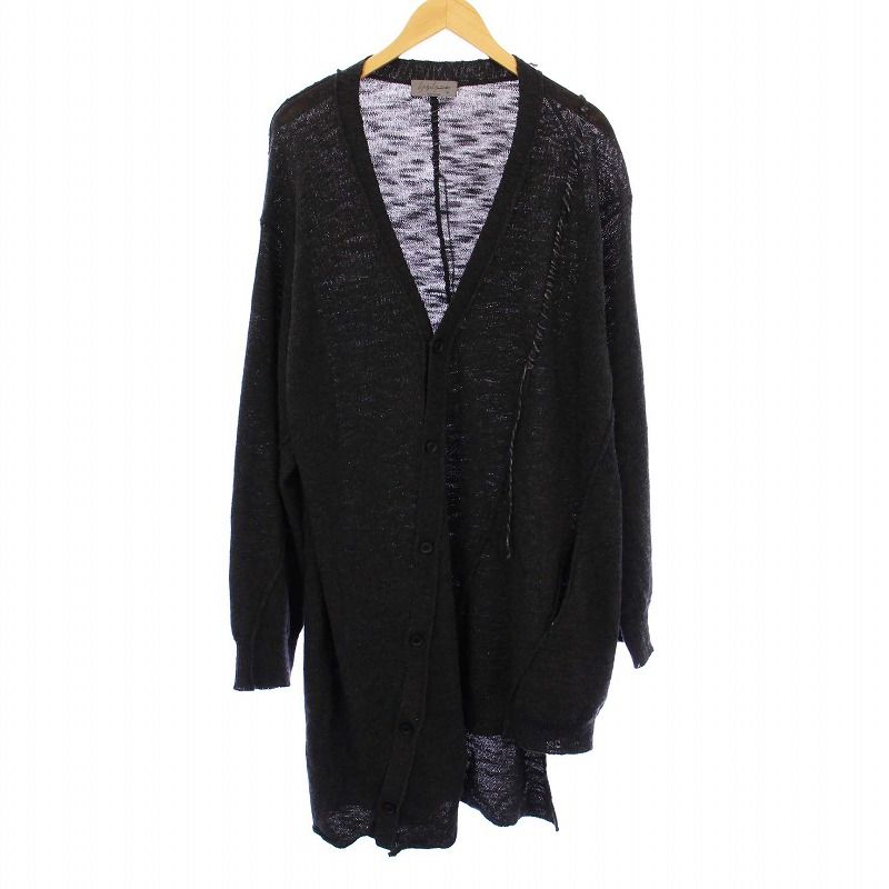 yohji yamamoto 編み目ニットカーディガン ヨウジヤマモトプールオム YOHJI YAMAMOTO POUR HOMME 23AW