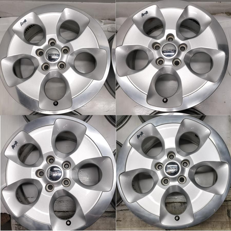 ◆配送先指定あり◆ ホイール 4本 18x7.5J JEEP ジープラングラー JK36 アンリミテッドサハラ 純正 5H -127 D151649 ～本州 四国は ～