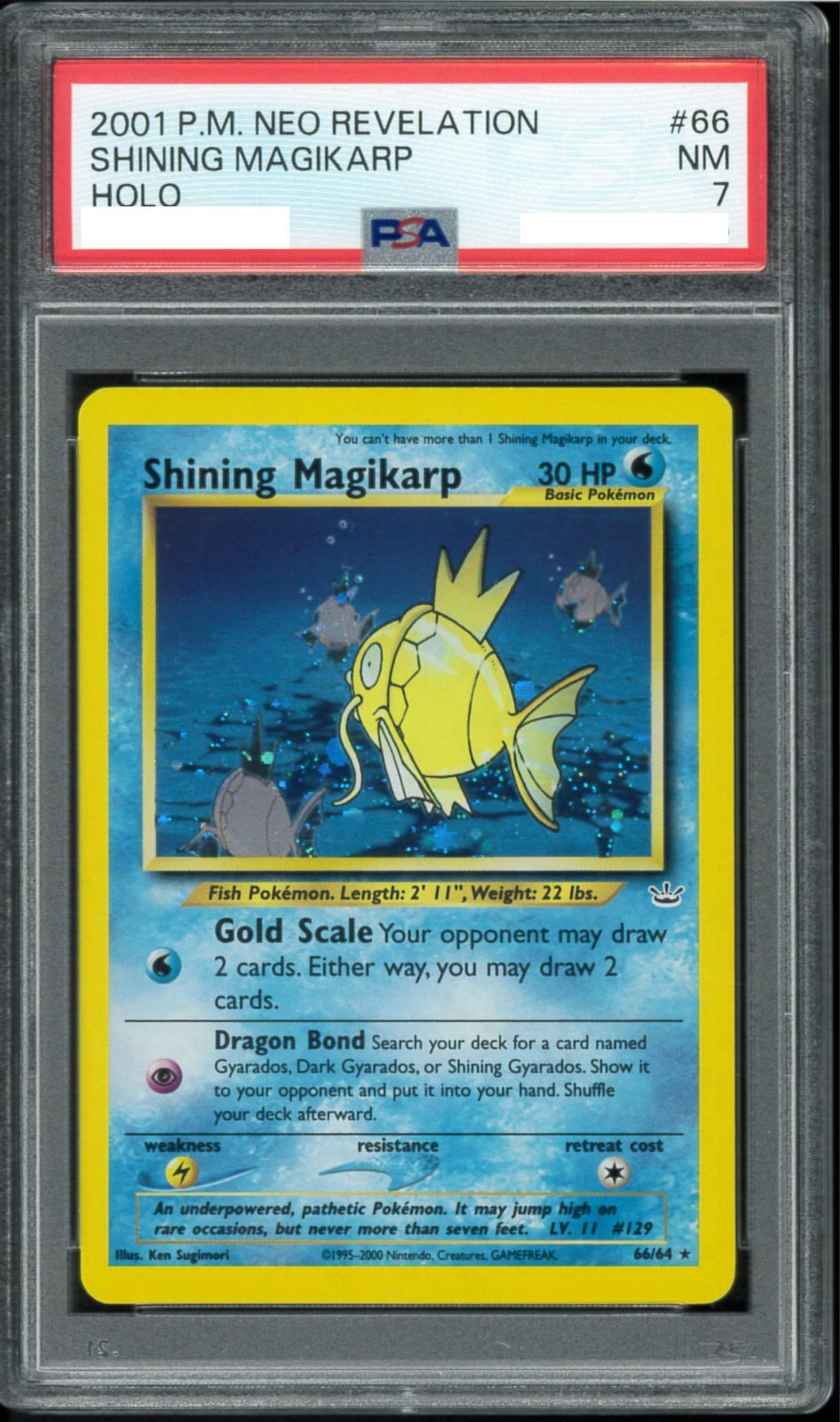 PSA7 Shining Magikarp ひかるコイキング neo POKEMON ポケモン