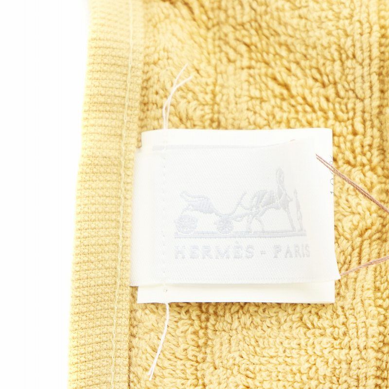 エルメス HERMES ラビリンス ハンドタオル ハンカチ コットン