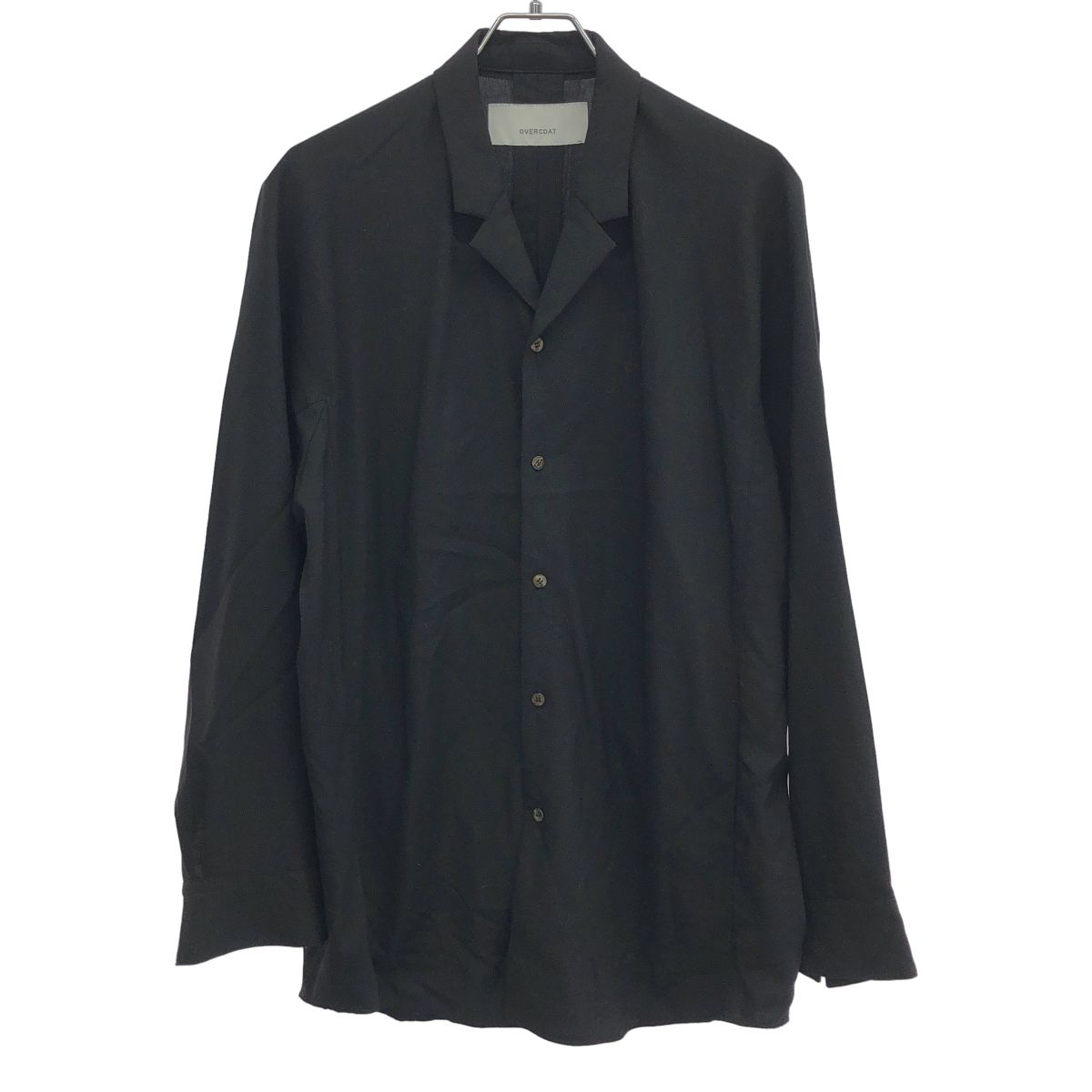 OVERCOAT オーバーコート 24SS オーバーサイズウールシャツ