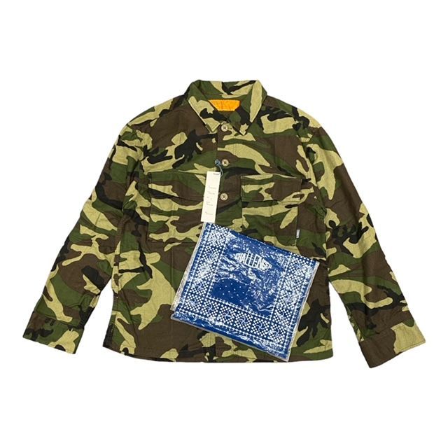 CHALLENGER 22SS CAMOUFLAGE FLANNEL SHIRT