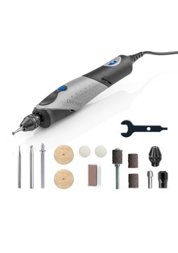 Dremel(ドレメル) ペン型ミニルーター FINO(フィーノ) 5段変速 9種11ピース入り 最大22,000回転/