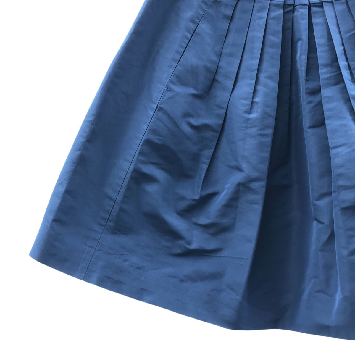 MIU MIU ミュウミュウ ミニスカート プリーツ ネイビー 42 MiuMiu