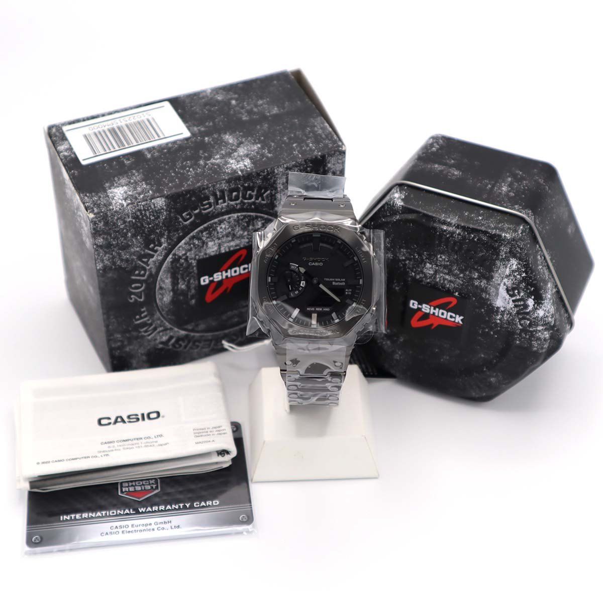 腕時計 カシオ CASIO GM-B2100BD-1AER G-SHOCK Gショック タフソーラー フルメタル 23s923-1