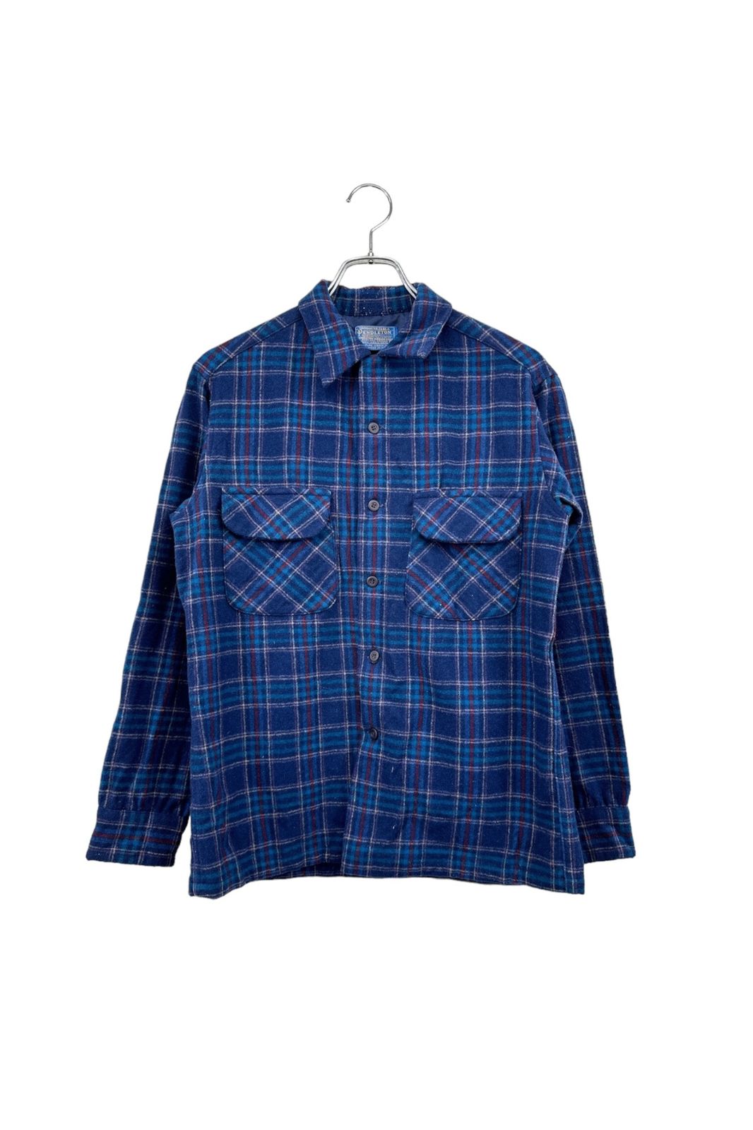 楽天市場】メルトン 70s ヴィンテージ USA製 チェック 長袖 シャツ L