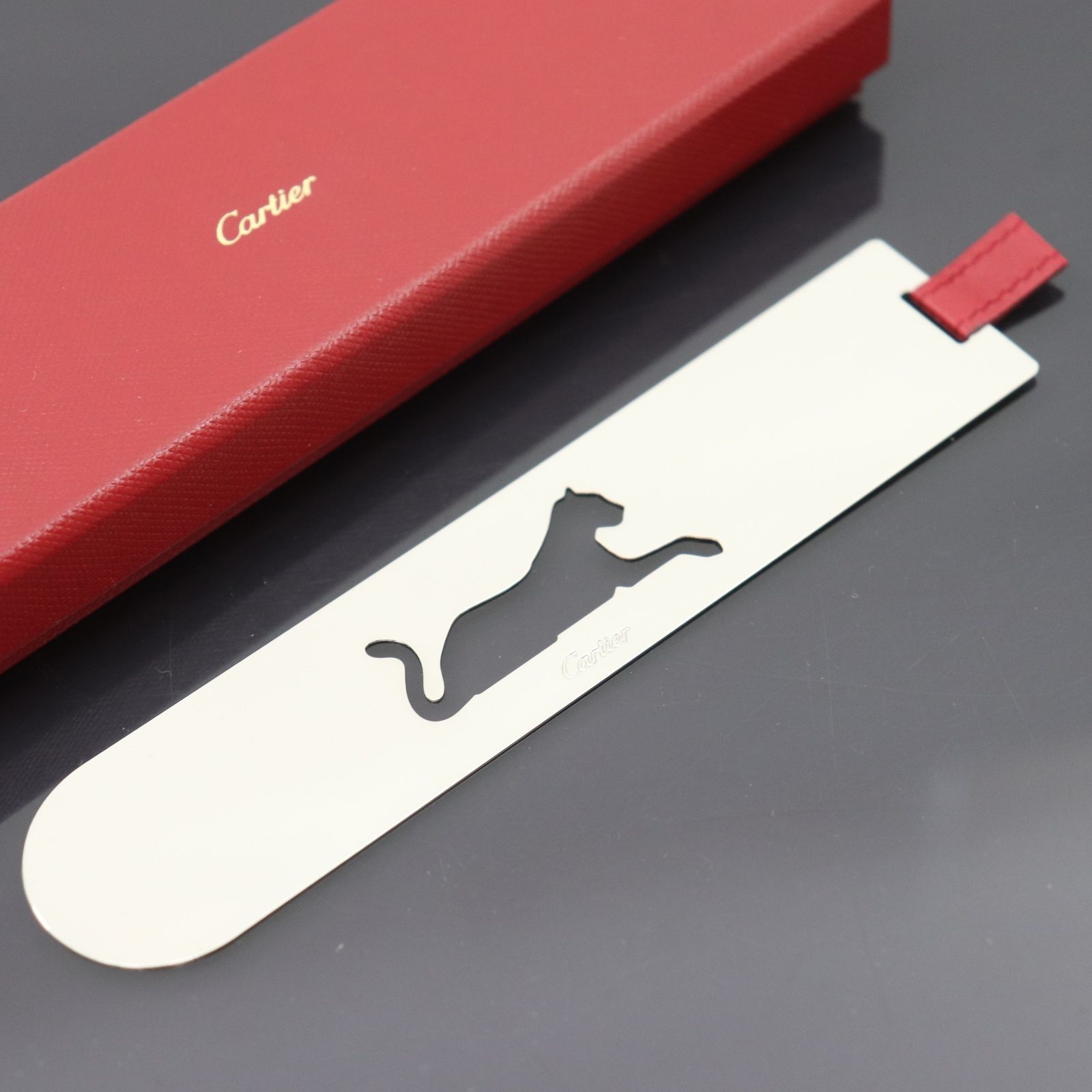 【新品】カルティエ　ノベルティ　ブックマーク　栞 カルティエCartier ブックマーク 新品】カルティエ ノベルティ