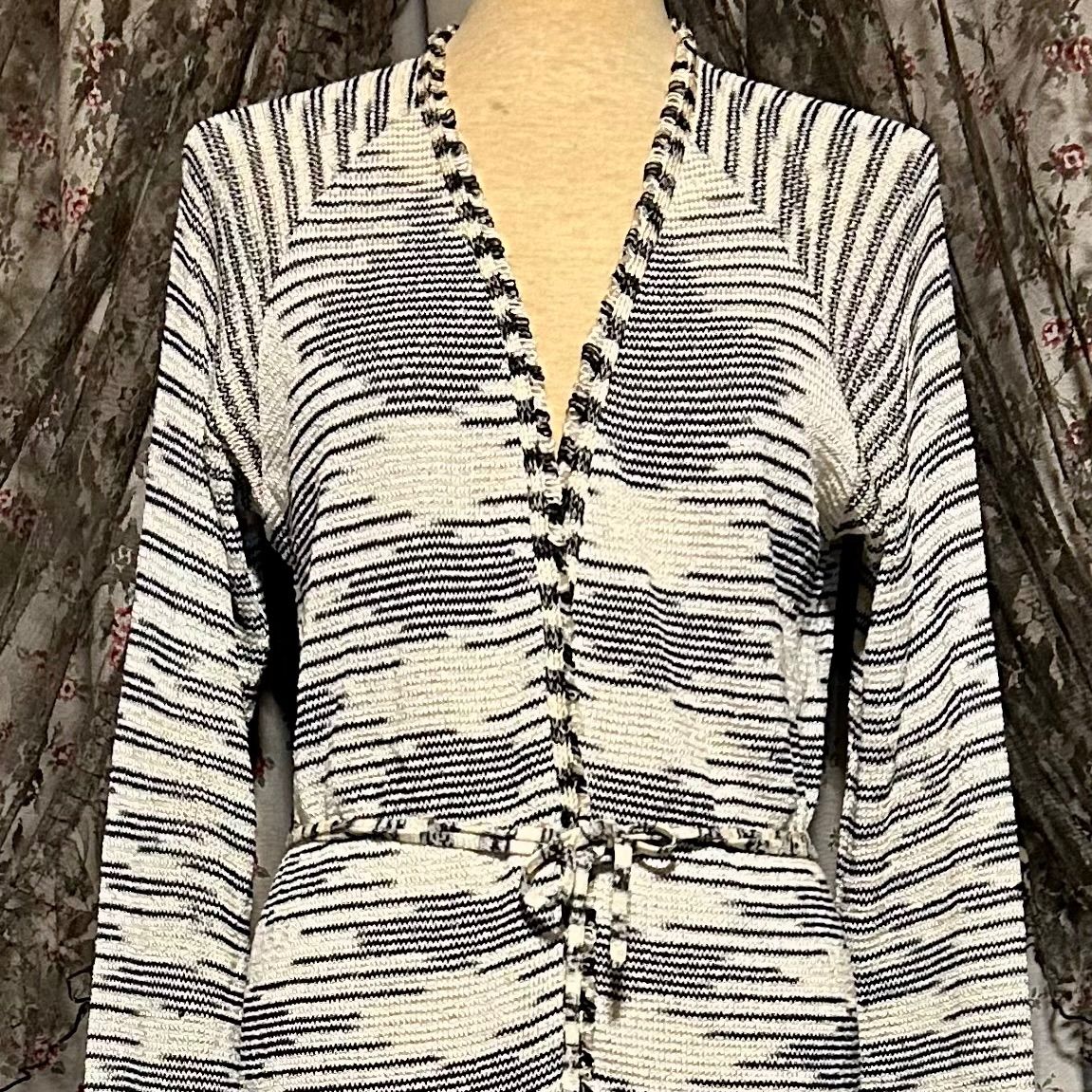 MISSONI - MISSONI ミッソーニ イタリア製 カーディガン 42 M 白