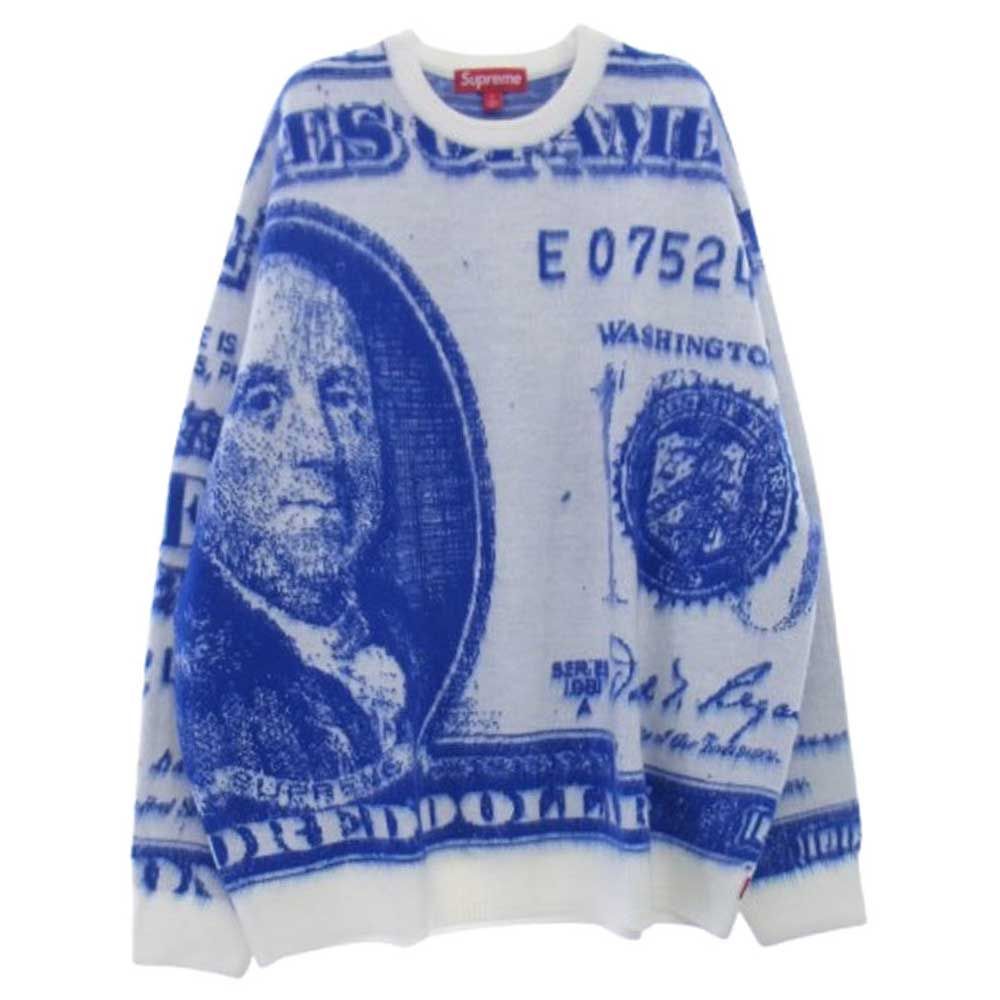 Supreme シュプリーム 25SS MONEY SWEATER マネーセーター 総柄 クルー
